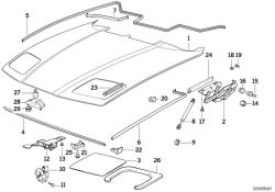 Original BMW Schliessbügel links  (51231970581)