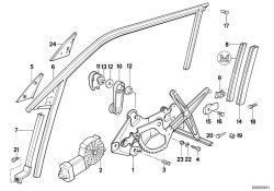 Original BMW Fillister-head screw  (51328181425)