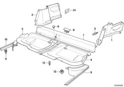 Original BMW Verkleidung unten rechts ANTHRAZIT (51478137810)