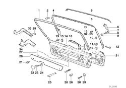 Original BMW Blende rechts  (51498120842)