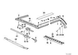 Original BMW Senkschraube M4X10 (07119928211)