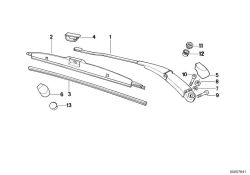 Original BMW Fillister-head screw M6X30 (61611388264)