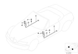 Original BMW Kabelsatz Beifahrerseite  (61128401938)