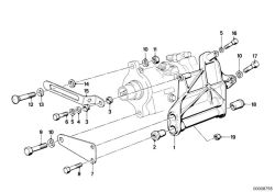 Original BMW climate compressor supporting bracket  (64521260209)