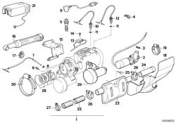 Original BMW Abgasrohr  (64128390888)