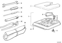 Original BMW Werkzeugkasten  (71111112849)