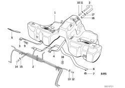 Original BMW Unterlage 660MM (16111178667)