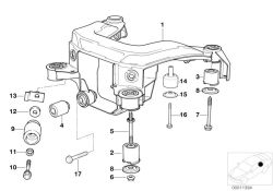 Original BMW Satz Gummilager D=60,5MM (33319066671)