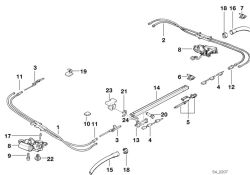 Original BMW Antriebskabel  (54128120672)