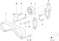 Original BMW Sechskantschraube M8X85 (07119902180)