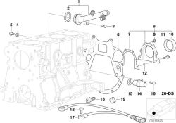 Original BMW Klopfsensor  (13627568422)