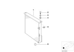 Original BMW Kondensator Klimaanlage  (64538391416)