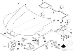 Original BMW Anschlagpuffer  (51451948136)