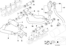 Original BMW Schlauch  (13411407399)