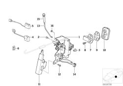 Original BMW Halter  (61131381436)