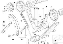 BMW original Cadena de la distribucion Z3 Roadster Z3 (11311741746) (11311741746)