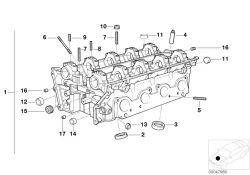 Original BMW Zylinderkopf ZYL.5-8 (11121745462)