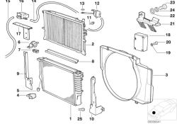 Kühlmittelkühler A=650MM