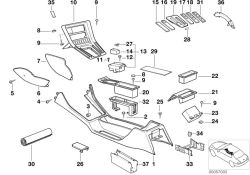 BMW original Paramento derecho  (51168124110)