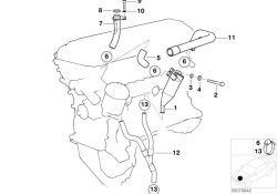 Original BMW Schlauch  (11151404980)