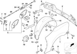 Original BMW Feder  (51178397098)