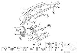 Original BMW Sechskantmutter AM6 (07129900218)