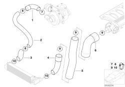 Tuyau d'air de suralimentation 