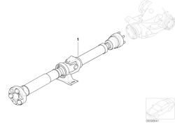 Manual drive shaft transmission L=1550mm