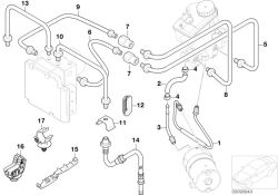 Original BMW Rohrleitung M10/M12 (34326772594)