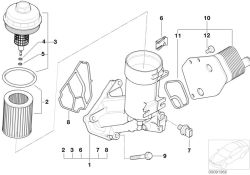 BMW original Intercambiador de calor  (11427787698)