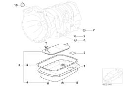 24117507787 Screw plug outer hexagon Automatic transmission Individual transmission parts BMW X3 E83 E46 E83 E53 >91565<, Tornillo de cierrej exagonal exterior