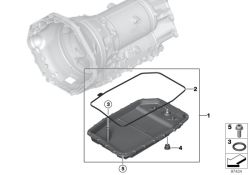 Kit, oil pan fluid filter auto. trans. Value Parts