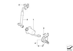 Original BMW Tankentlüftungsleitung (13907557925)