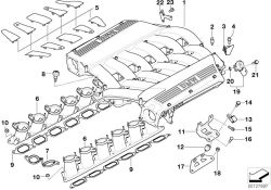 BMW original Torx-tornillo con arandela 7er F01 (11617573826) (11617573826)