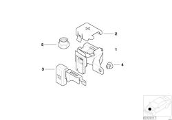 BMW original Soporte d punto d apoyo B+ X3 E83 (61138367769) (61138367769)