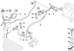 Saugleitung Verdampfer-Kompressor 