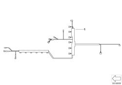 BMW original Tronco cables válvula inyección/ignición (12517566713)