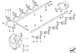 Tige de traction, numéro 10 dans l'illustration