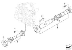 Original BMW Sechskantschraube mit Rippverzahnung M12x1,5x71-ZNS3 (26117537777)