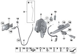 Original BMW Schraube M6x25-A2-70-MK (07129903329)