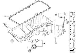 Original BMW Ölwanne  (11137806222)