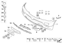 Original BMW Fillister head screw 4,8x22 (63176906915)