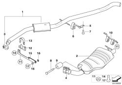 Original BMW Gummilager  (18207791570)