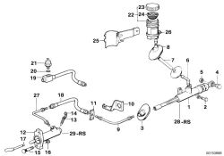 Original BMW Rohrleitung M10M/10-400MM (21521159619)