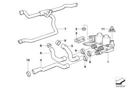 Original BMW Schlauch Wasserventil-Heizkörper  (64211387424)