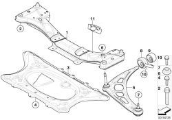 Kit de reparación travesaño izq Z4 Roadster E89 VALUE LINE (31122341297) (31122341297)