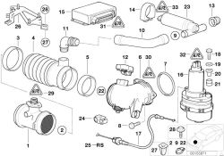 Original BMW Faltenbalg  (13711433838)