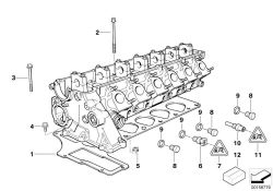 Original BMW Zylinderkopfdichtung asbestfrei 1,87MM 3-LOCH (11122245427)