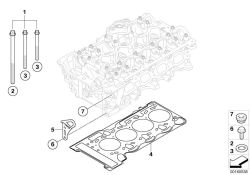 Original BMW Zylinderkopfdichtung asbestfrei 0,50mm (11127563413)