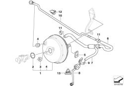 Original BMW Halter Absperrventil  (11617836603)